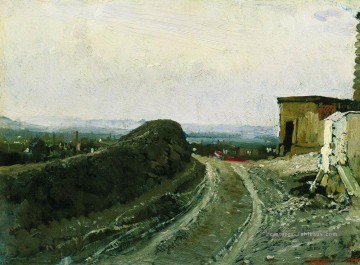 llya Repin œuvres - la route de montmartre à paris 1876 Ilya Repin